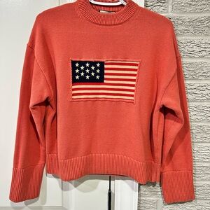 Women's Tuckernuck Murray’s Toggery Sweater with American Flag Patch